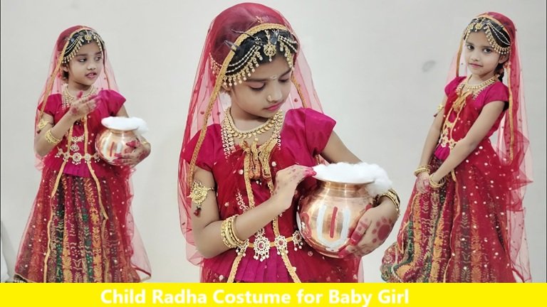 Child Radha Costume for Baby Girl: A Perfect Fusion of Tradition, Beauty, and Spirituality